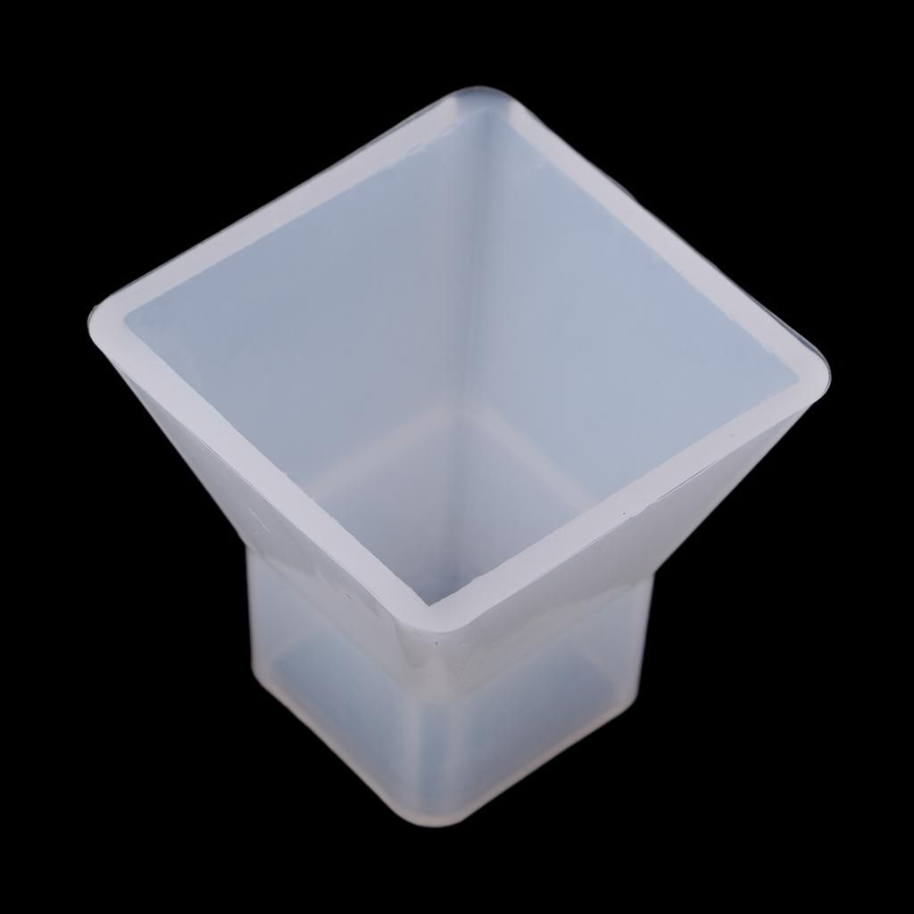 3x Pyramid Silicone Mold Resin Jewelry Making Mould Epoxy Clear