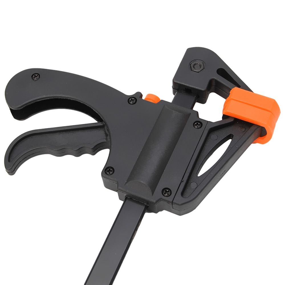 4/6/8 Inch Woodworking Bar Fast F Clamping Grip Quick Ratchet Release Squeeze Carpentry Wood Trigger Clamps Plate Hand Ratchet Bar Tool Clip
