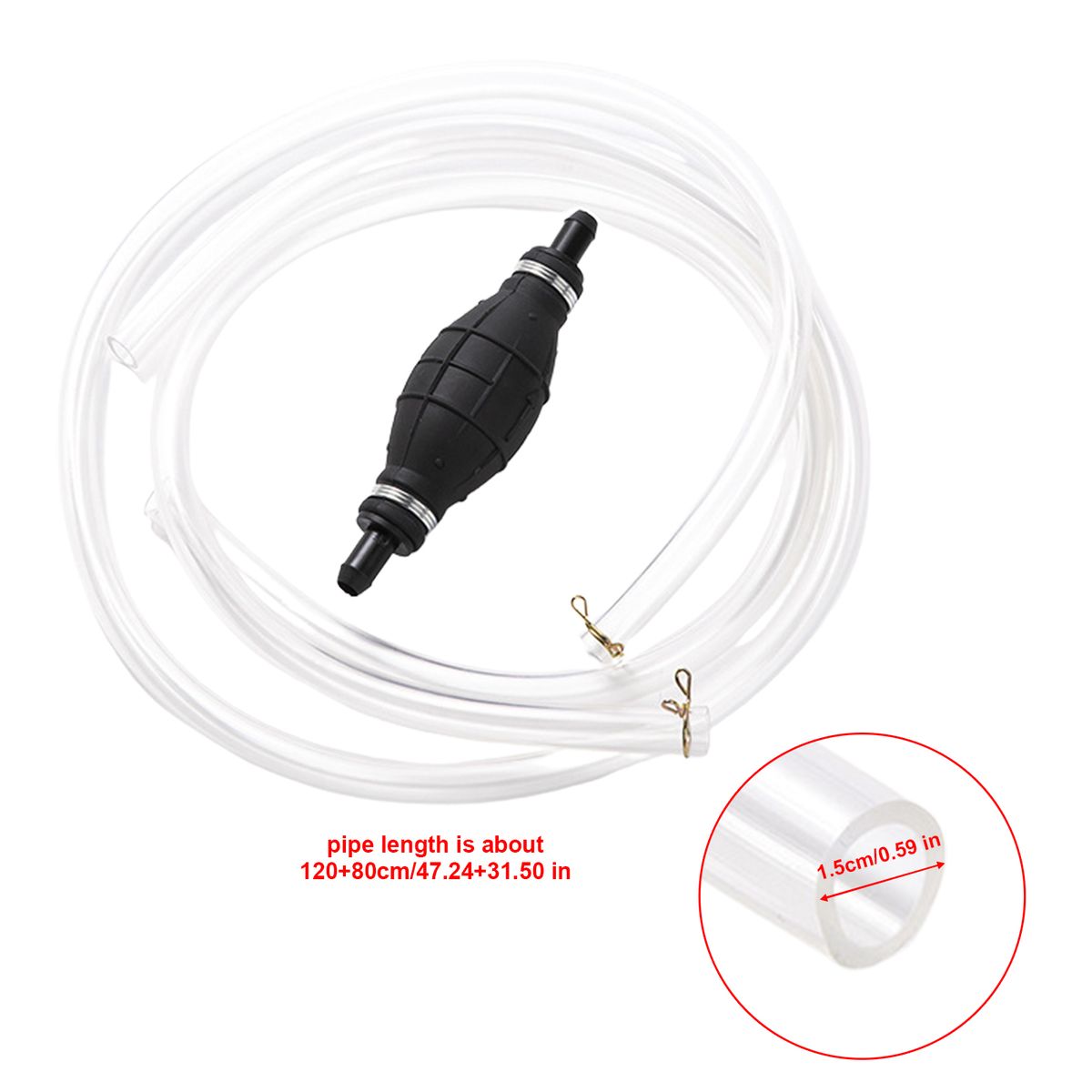 Sucker Oil Transfer Car Fuel Pump Petrol Liquid Hand Pump Syphon Fuel Saver Gas Pump