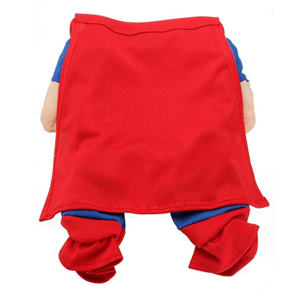 Pet Cat Dog Puppy Warm Clothes Costume Jumpsuit Superman Batman Coat Apparel