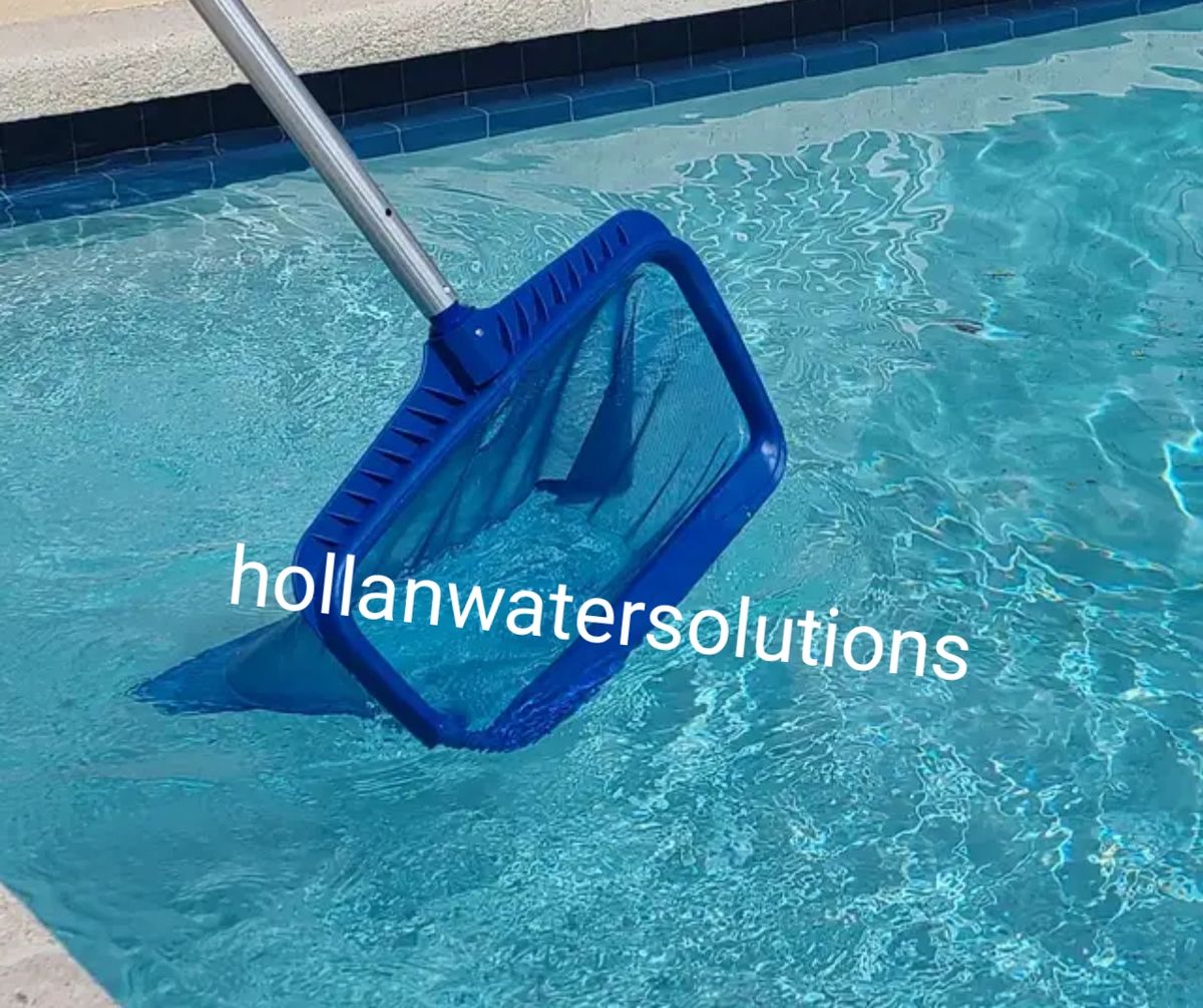 Swimming Pool Net + Swimming Pool Brush + Swimming Pool Pole