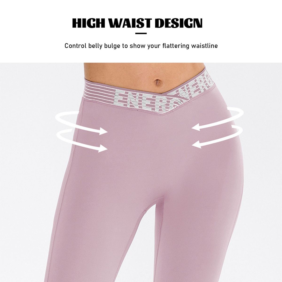Workout Legging For Women Letter Print Quick Dry High