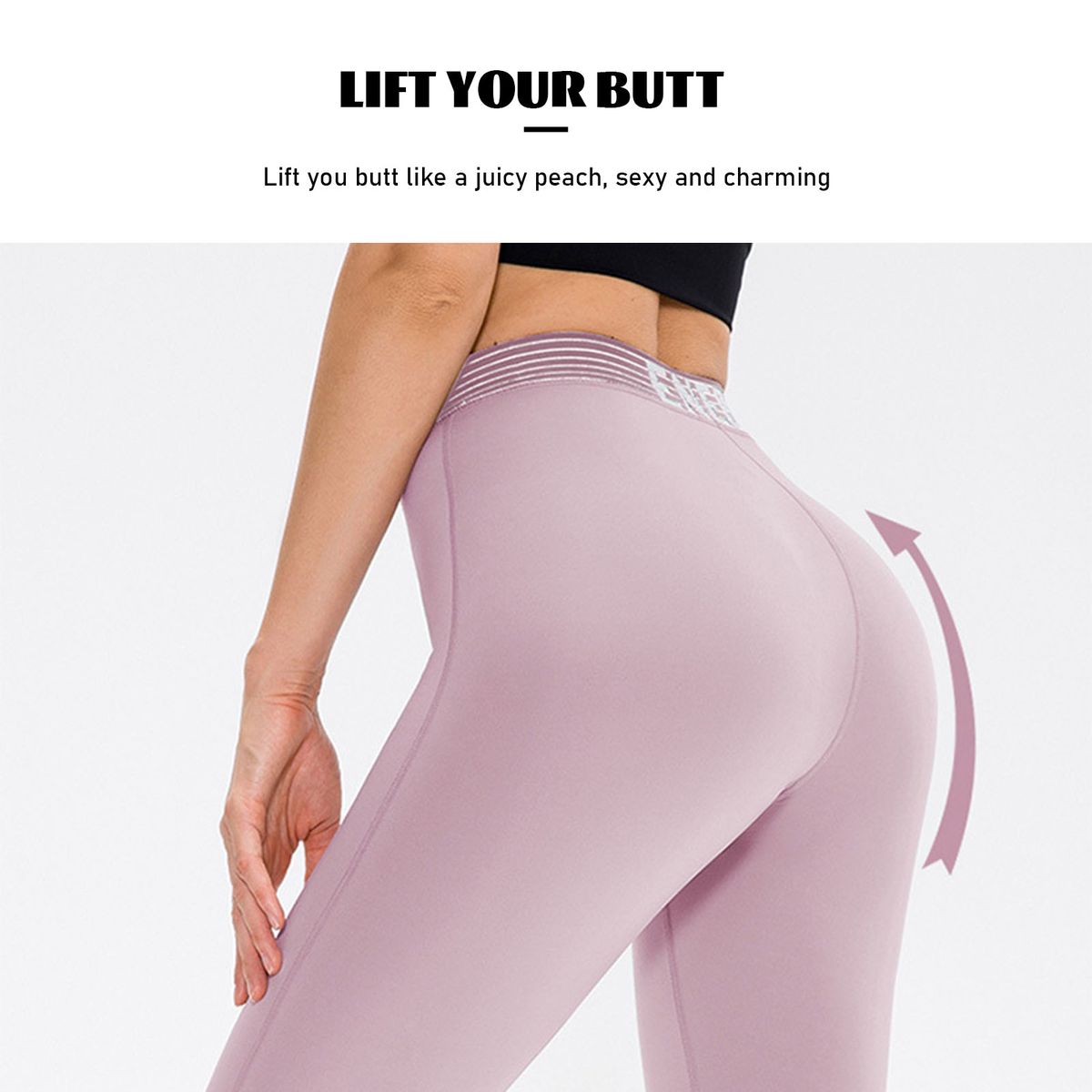 Workout Legging For Women Letter Print Quick Dry High