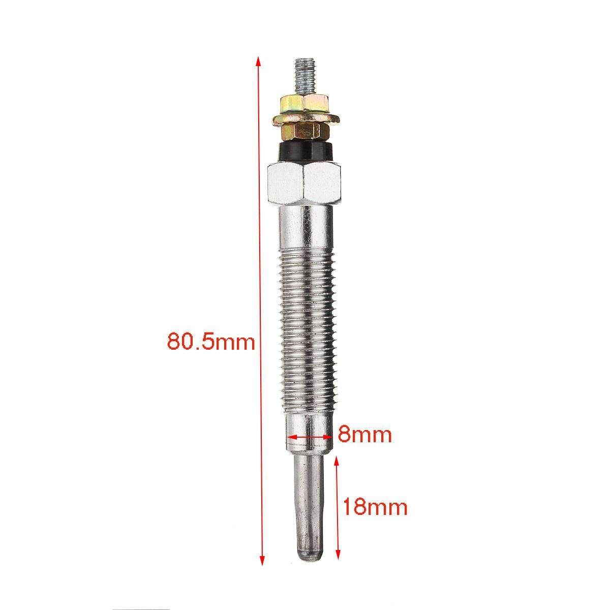 4 PCS Heater Glow Plugs For Mitsubishi Challenger L200 L300 2.5 D Dual Core