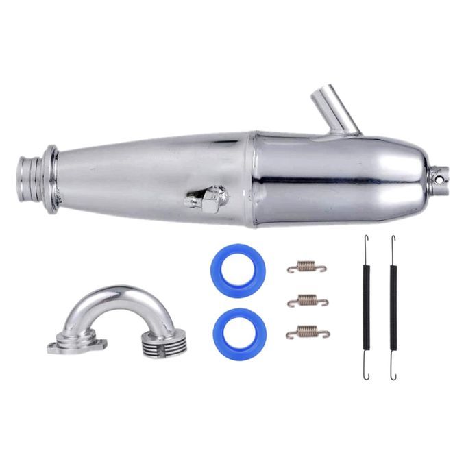 RC Car Exhaust Pipe Exhaust Tubing For 1/8 HPI Model Buggy Upgrade