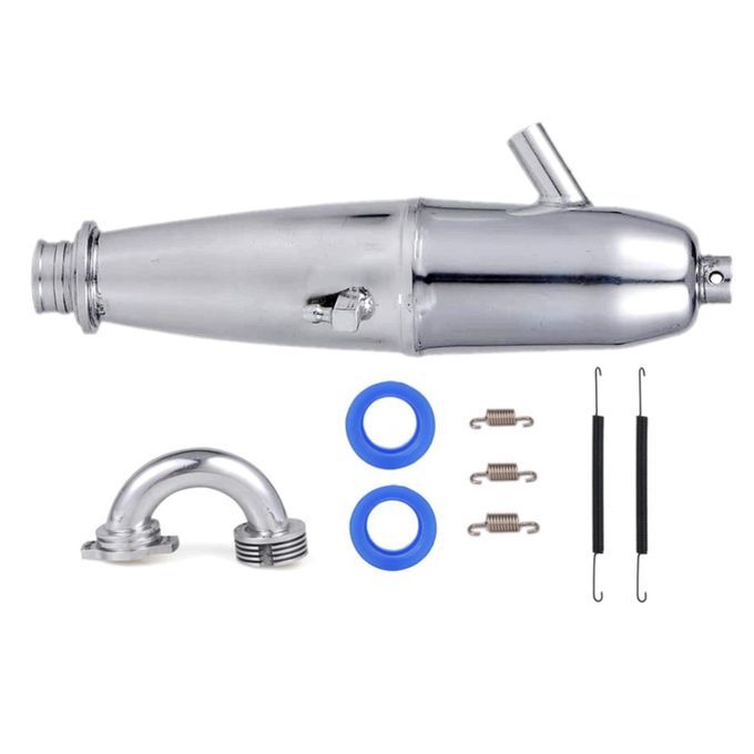 RC Car Exhaust Pipe Exhaust Tubing For 1/8 HPI Model Buggy Upgrade
