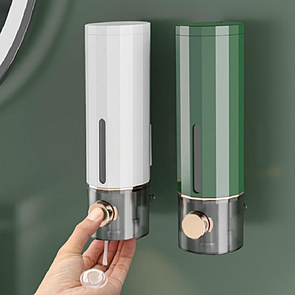 (Ivory)450ml Shampoo Dispenser Wall-mounted Multifunction S