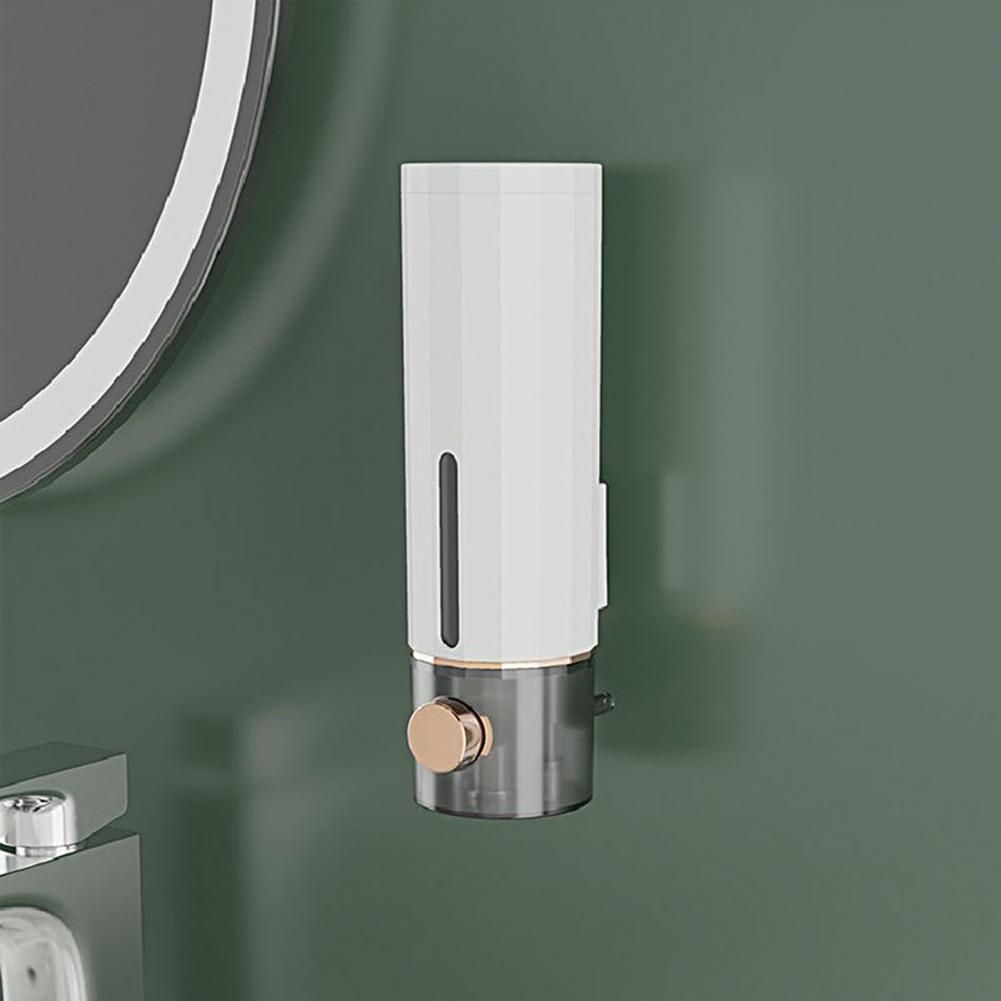 (Ivory)450ml Shampoo Dispenser Wall-mounted Multifunction S