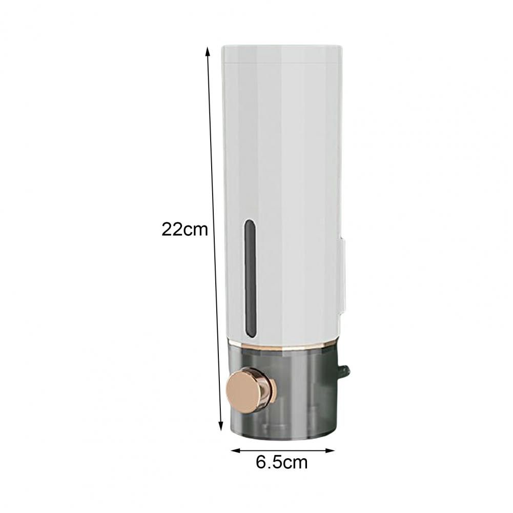 (Ivory)450ml Shampoo Dispenser Wall-mounted Multifunction S