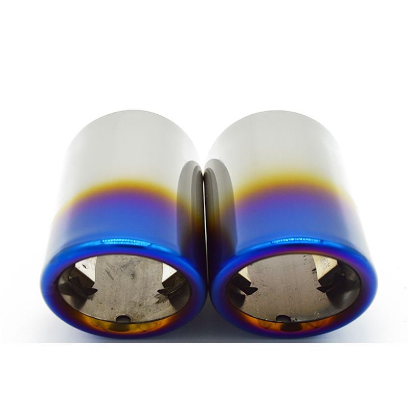 Atreus 2pcs Car Exhaust Tip Muffler Pipe Cover For Audi A4