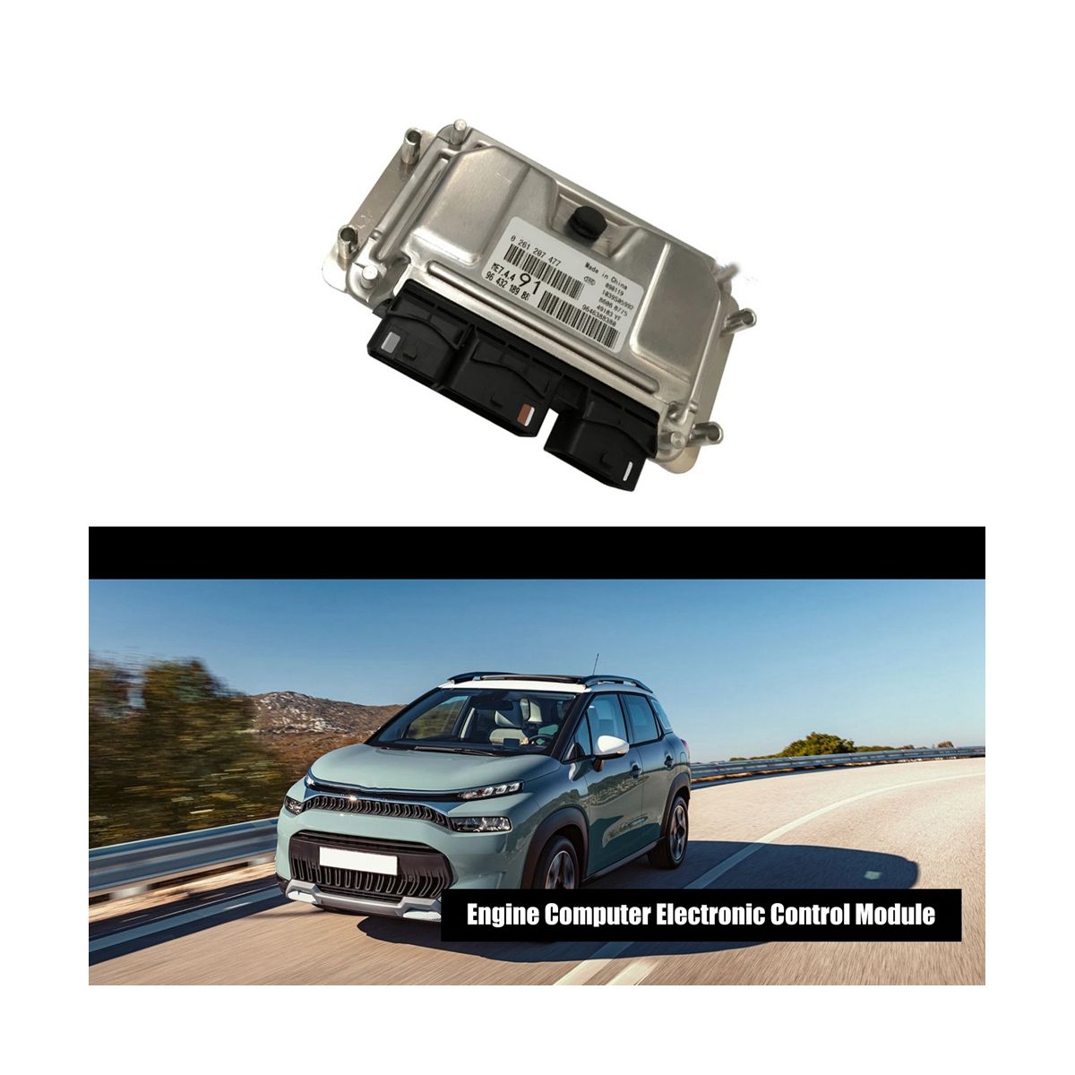 9643218988 Car Engine Computer Electronic Control Module ECU ME744 for 206 207 307 C2 C3 0261207477