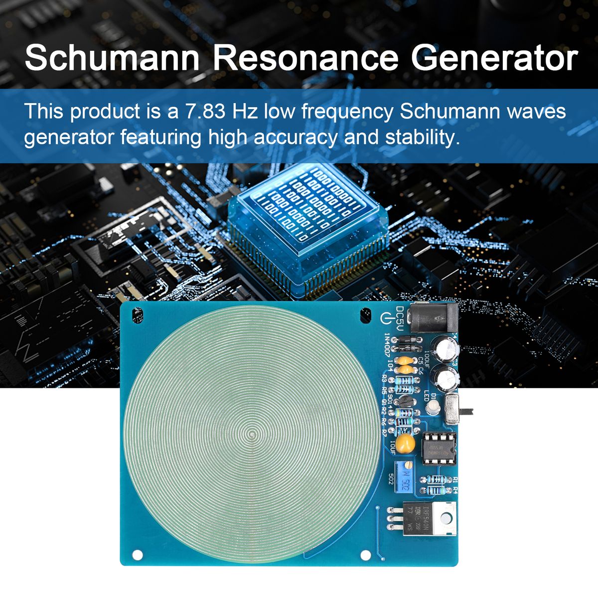 7.83Hz Schumann Waves Resonance Generator Ultra-Low