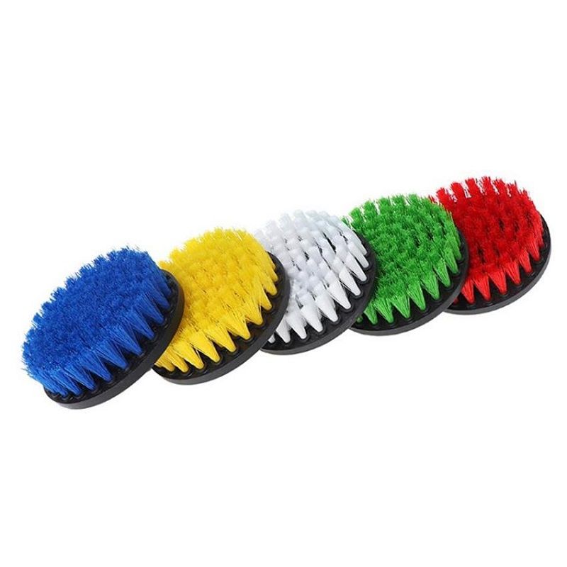 4inch Drill Power Scrub Clean Brush For Leather Pl