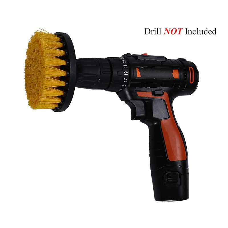 4inch Drill Power Scrub Clean Brush For Leather Pl