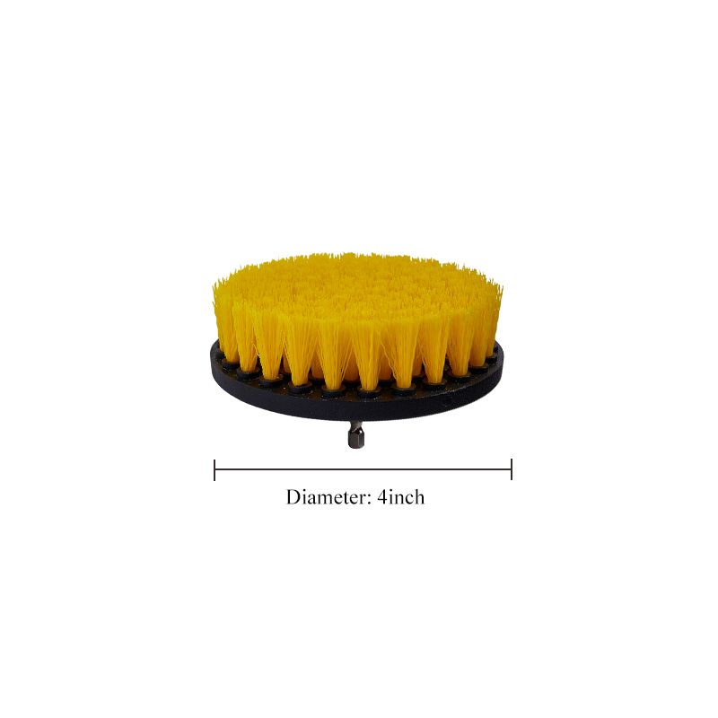 4inch Drill Power Scrub Clean Brush For Leather Pl