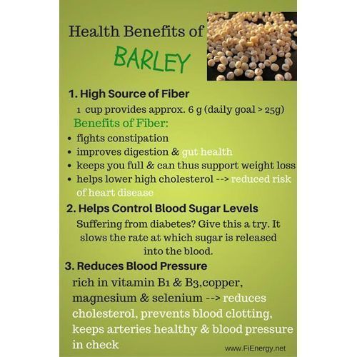 Organic Pearled Barley Seed - 1kg