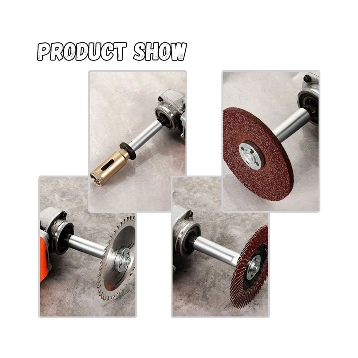 Angle Grinder Extension Shaft Joint M10 Refitted Grinding Tool is Used for Grinding Connection of Polishing Machine Pad.