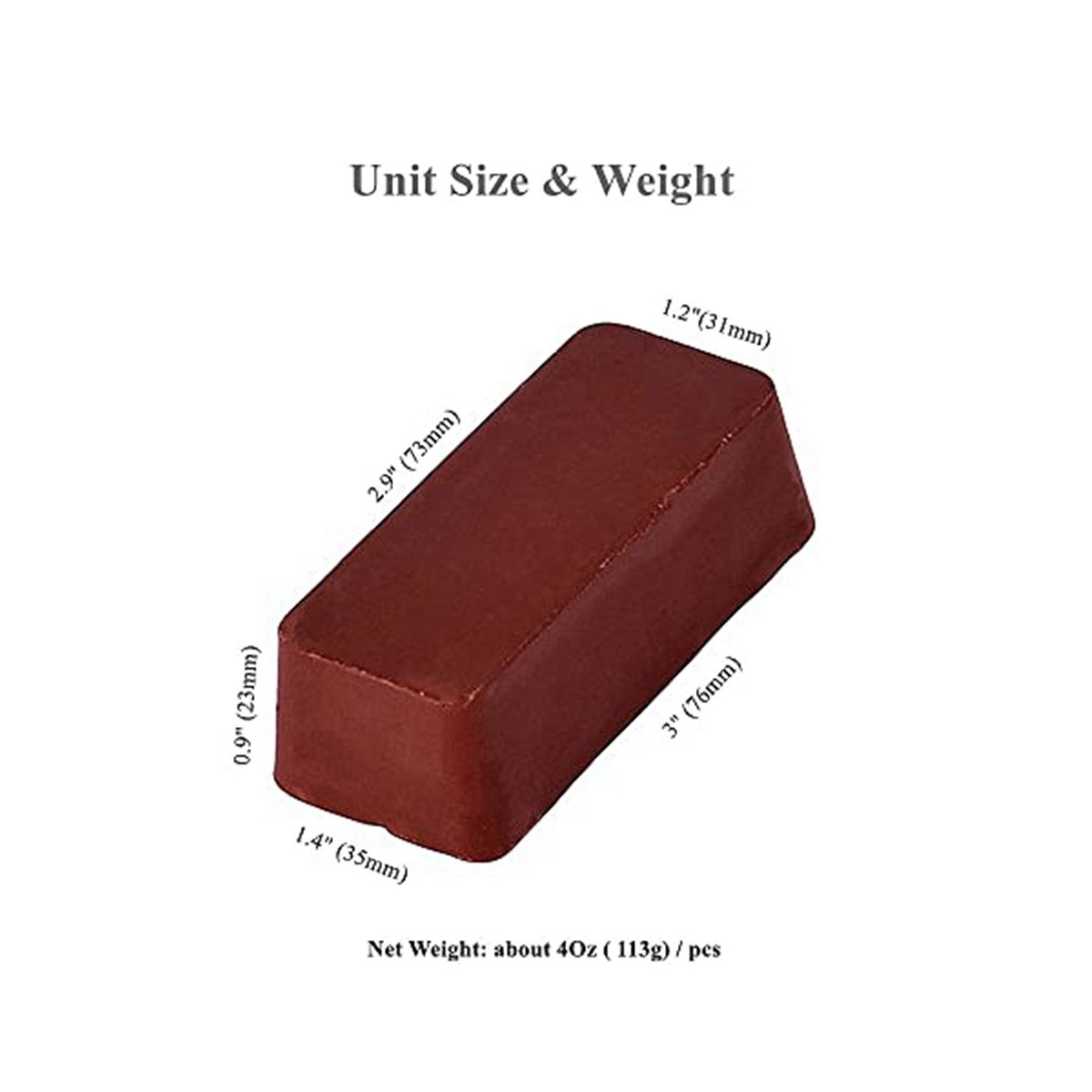 6Pcs Metal Polishing Compound Kit 24Oz Buffing Compound Bars 4Oz Each Buffing Wheels Polishing Pastes