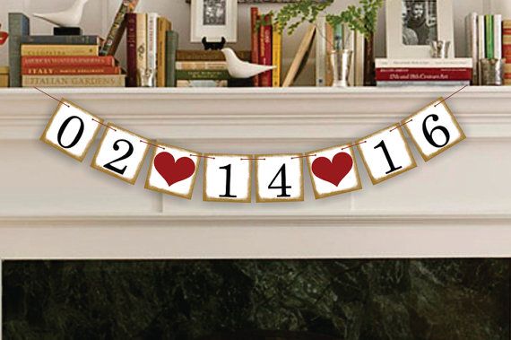 1 X MRMRS &Customized Date Wedding Banner Save The Date Wedding Sign-red