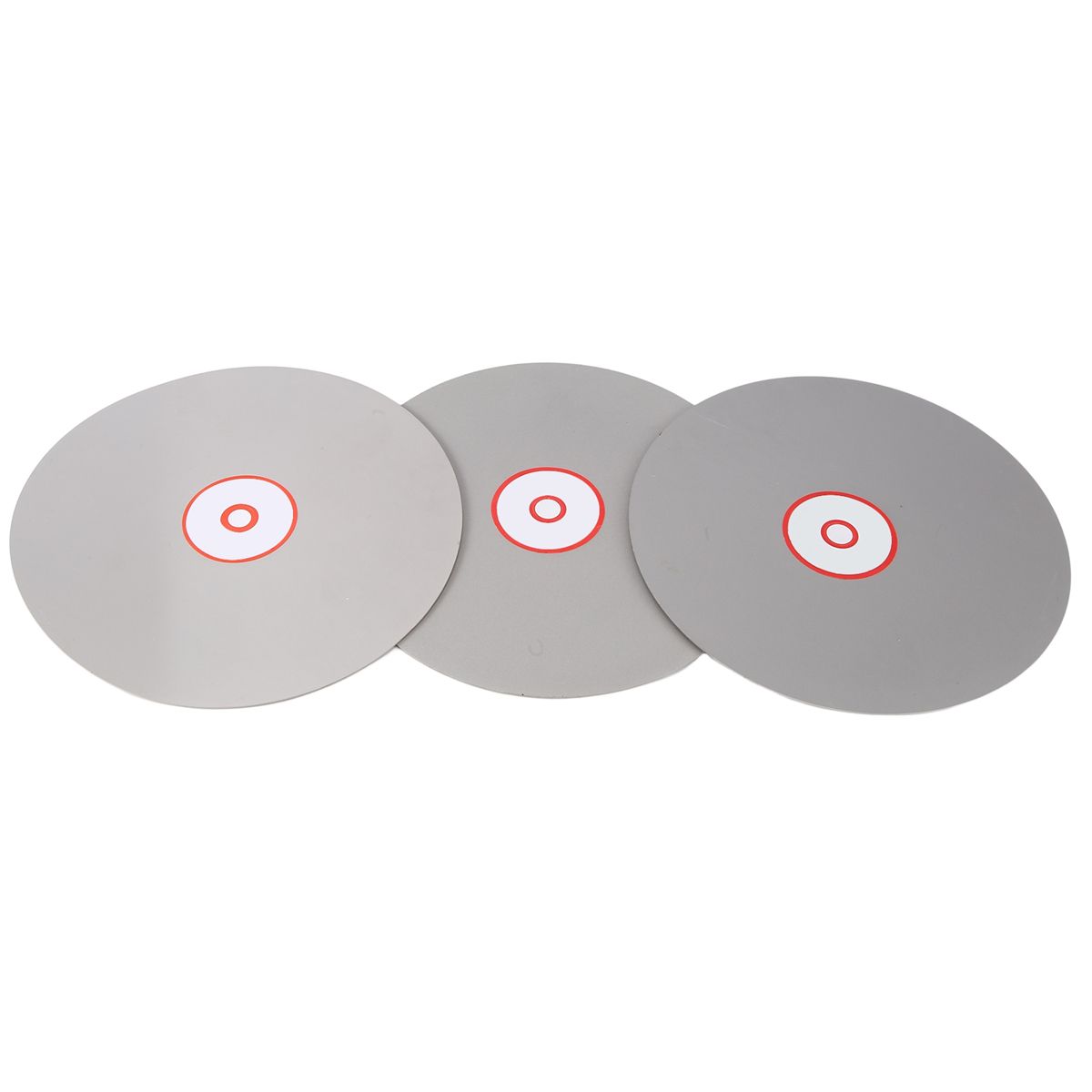 Diamond Polishing Disc Set 3PCS, 8 Inch Diamond Polishing Disc 600/1000/3000 Grit Wheel Lapping Grinding Disc Tool