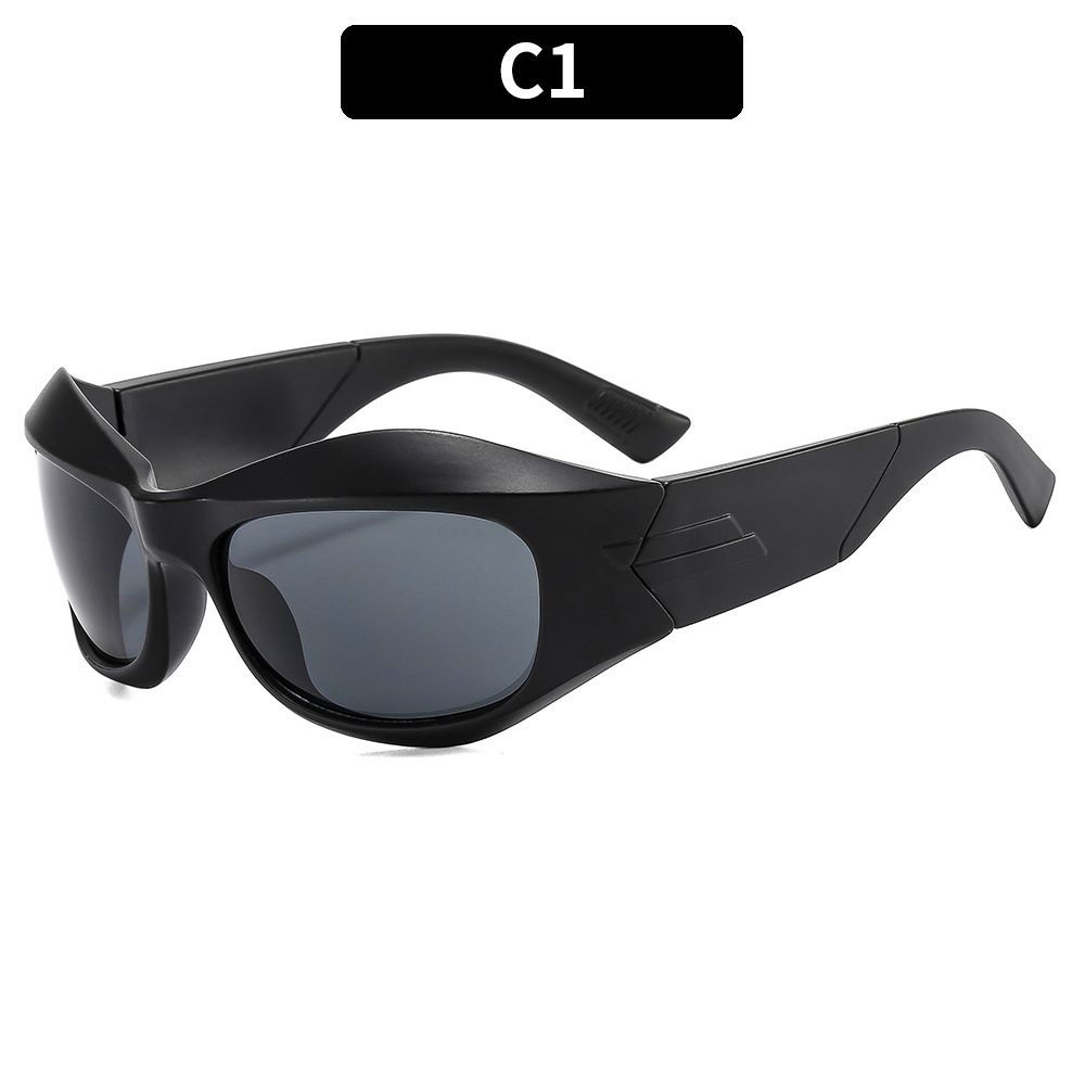 Millennium Futuristic Y2k Sunglasses Punk Hip-Hop Ce Girl Street Style Fashion Luxury
