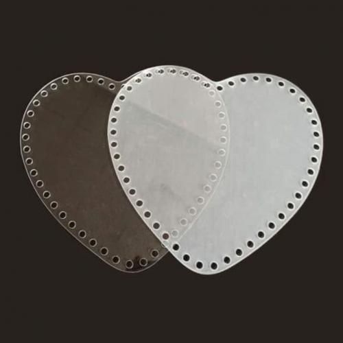 Crochet Round Circle Acrylic Plate Mirror Board Bag Accessories