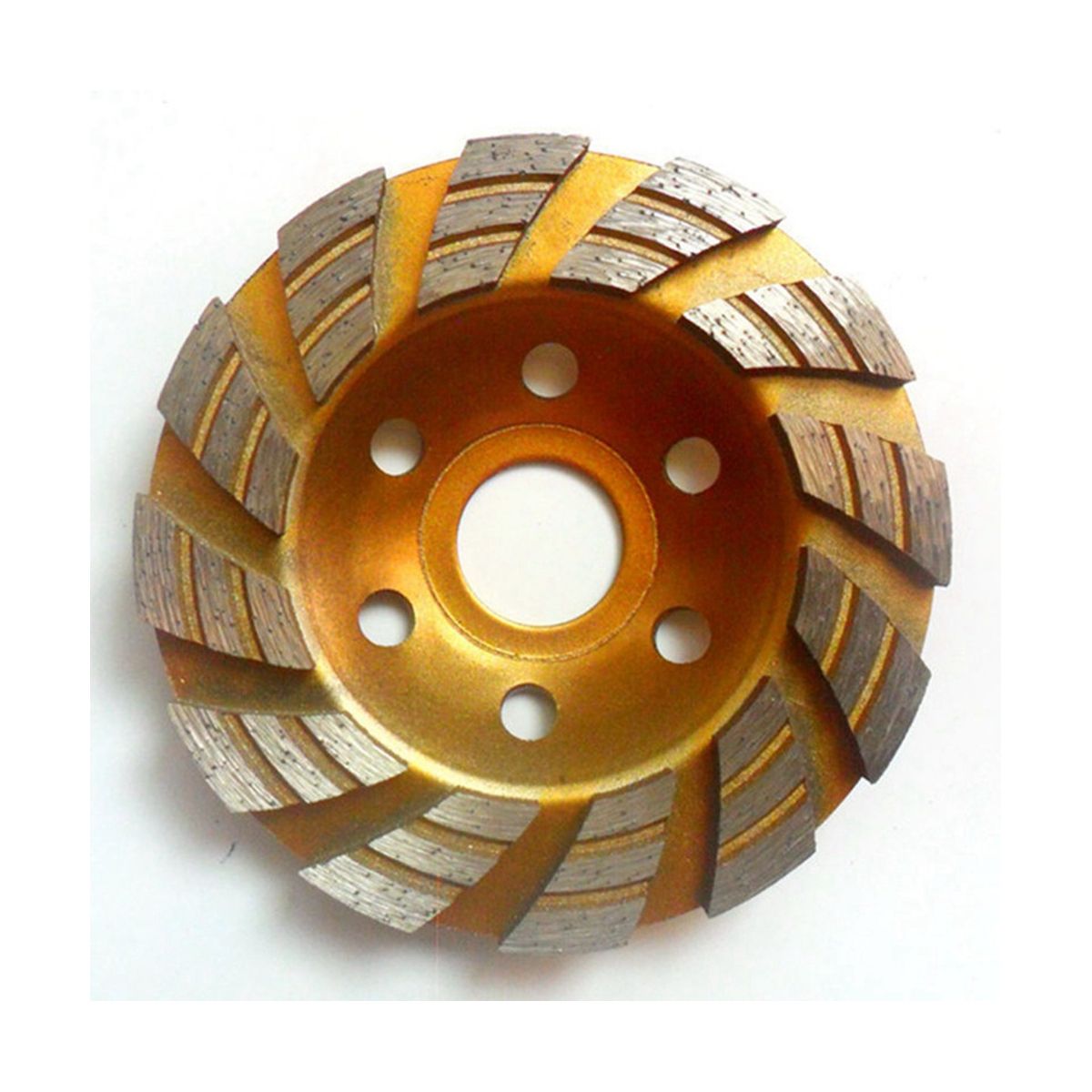 2 Pieces of Diamond Angle Grinder Grinding Disc 100mm Cement Stone Concrete Bowl Grinding Disc Cutting Tool