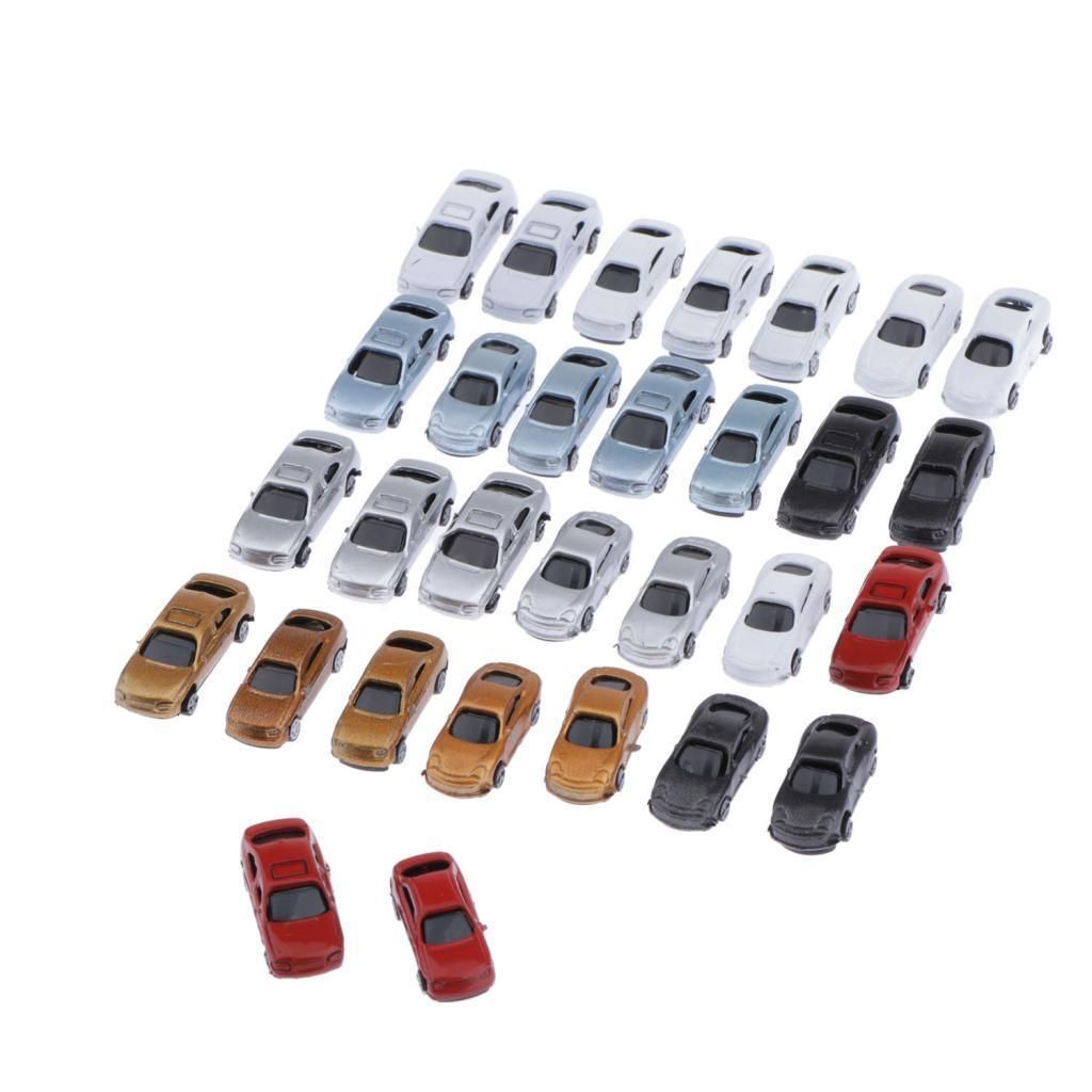 Z Scale Train Cars Architectural Scale Model Vehicles For 1: 200