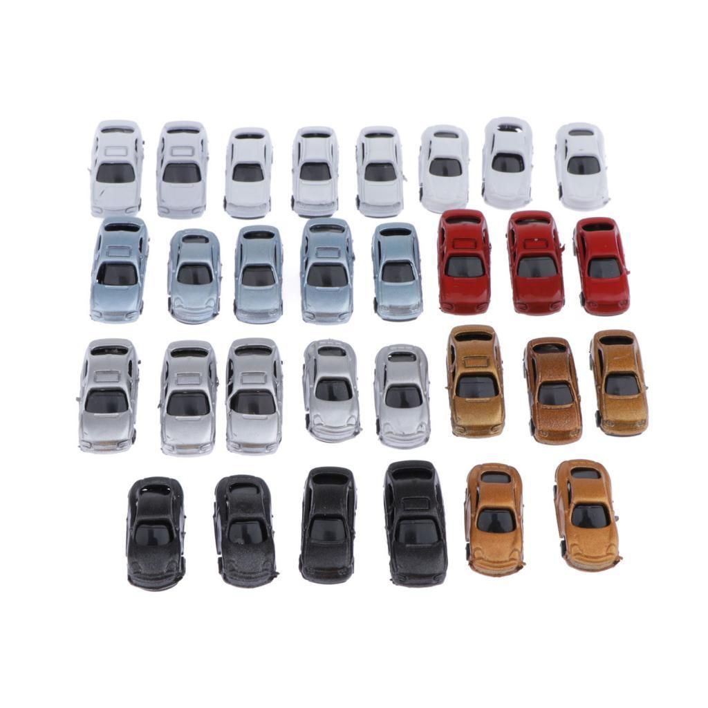 Z Scale Train Cars Architectural Scale Model Vehicles For 1: 200