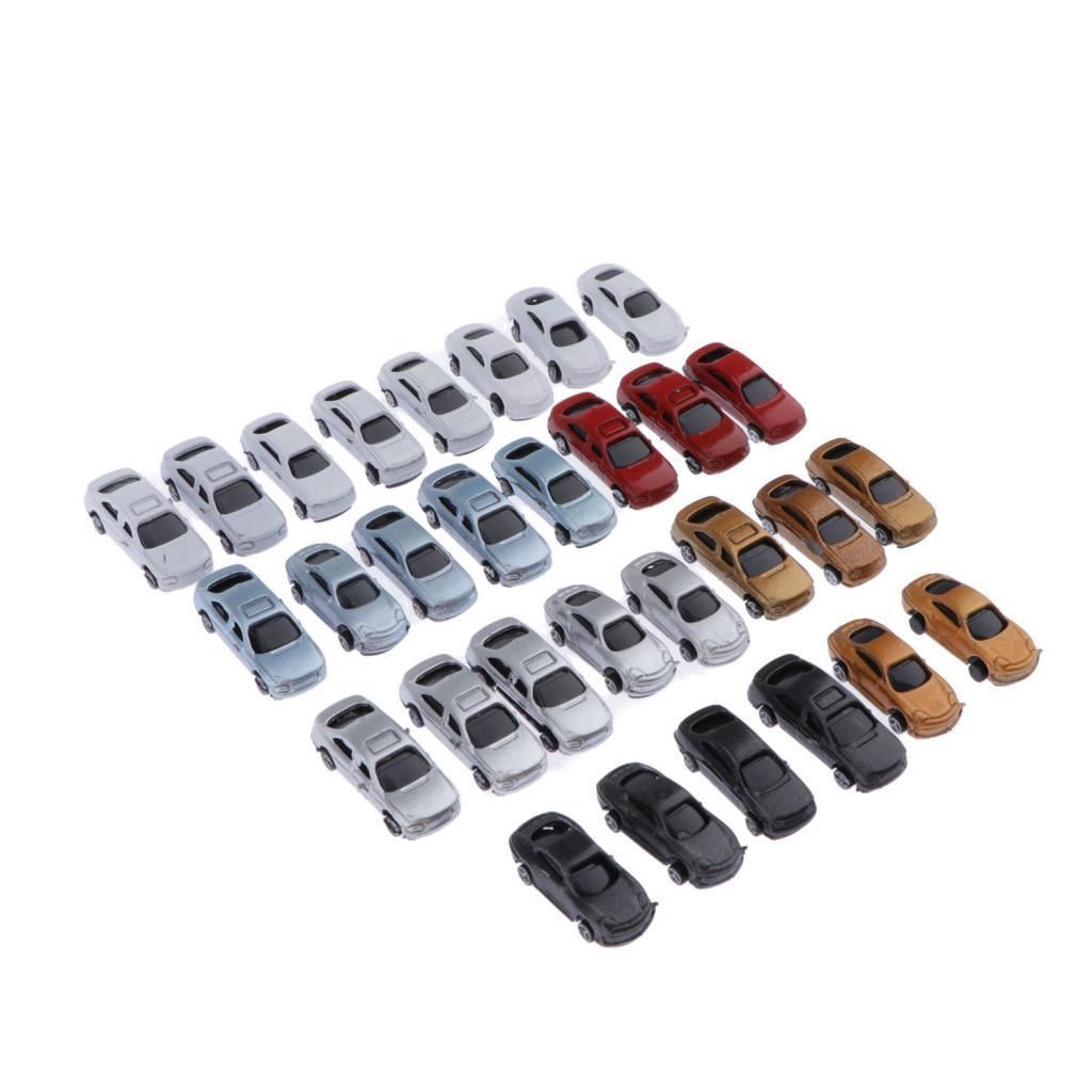 Z Scale Train Cars Architectural Scale Model Vehicles For 1: 200