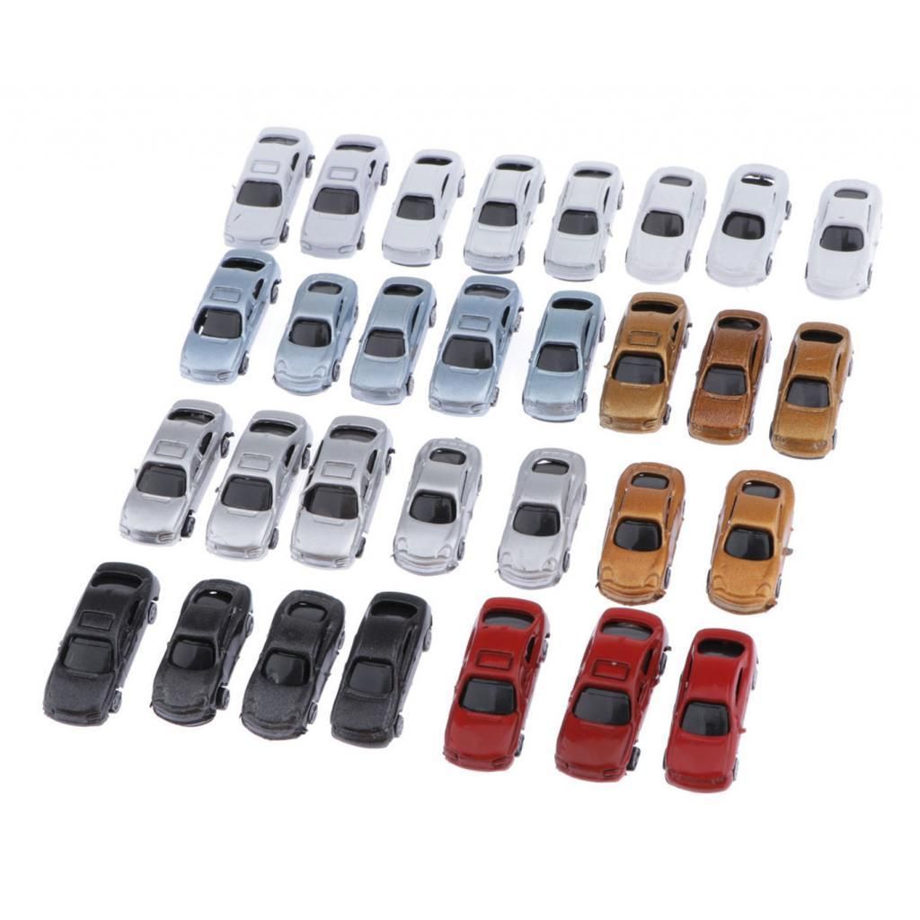 Z Scale Train Cars Architectural Scale Model Vehicles For 1: 200