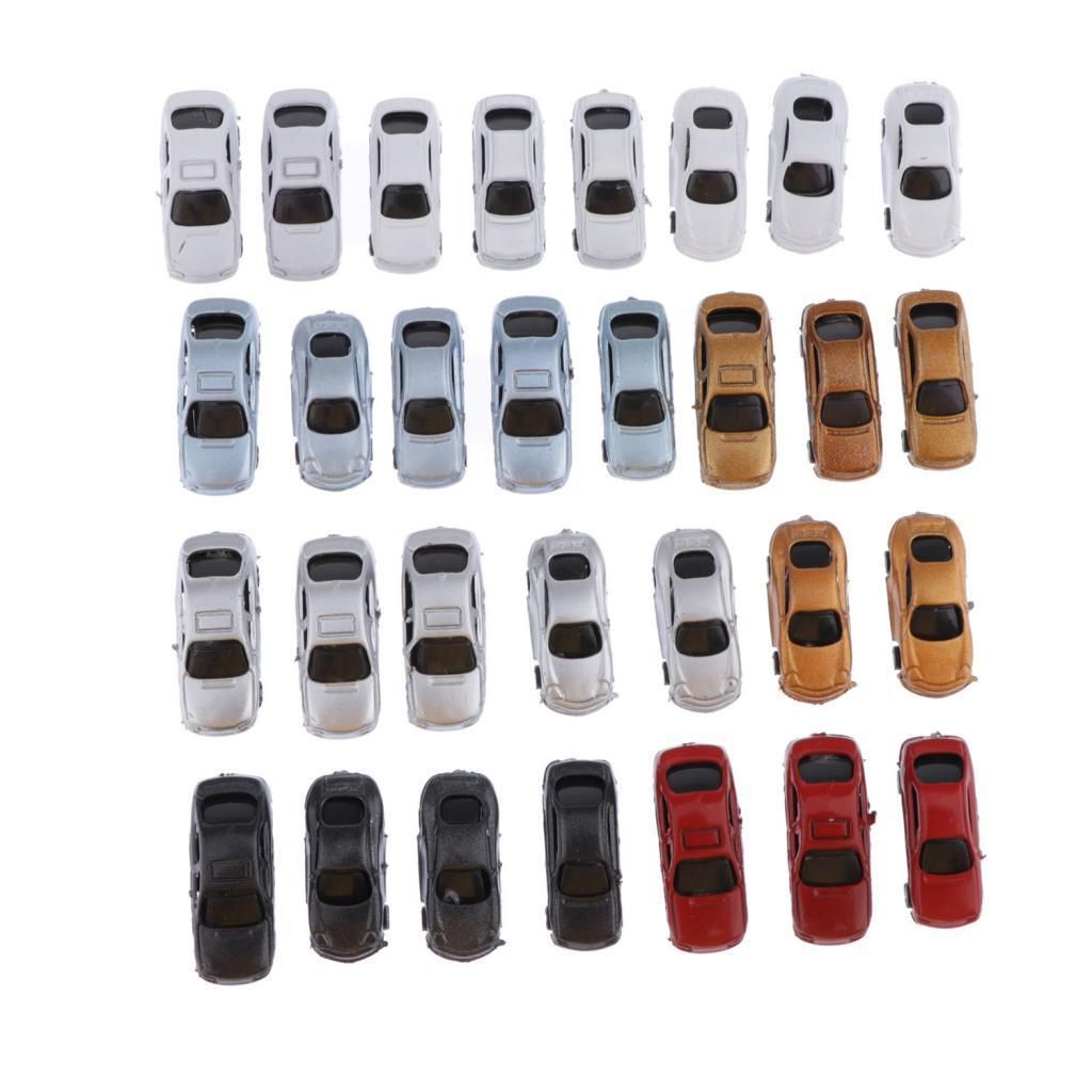 Z Scale Train Cars Architectural Scale Model Vehicles For 1: 200