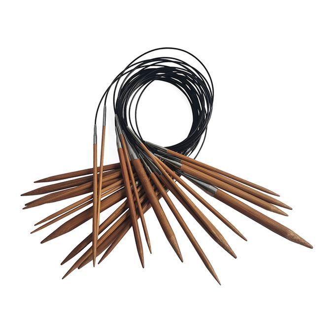 Bamboo Circular Knitting Needles Set Premium Crochet Needles Weave