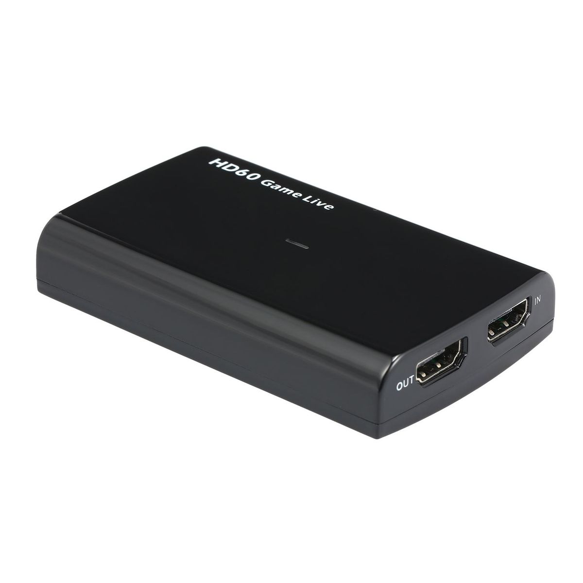 ezcap321B 4K Video Game Capture Box for Live Video Support 4K Video Input and Output MIC Input Black