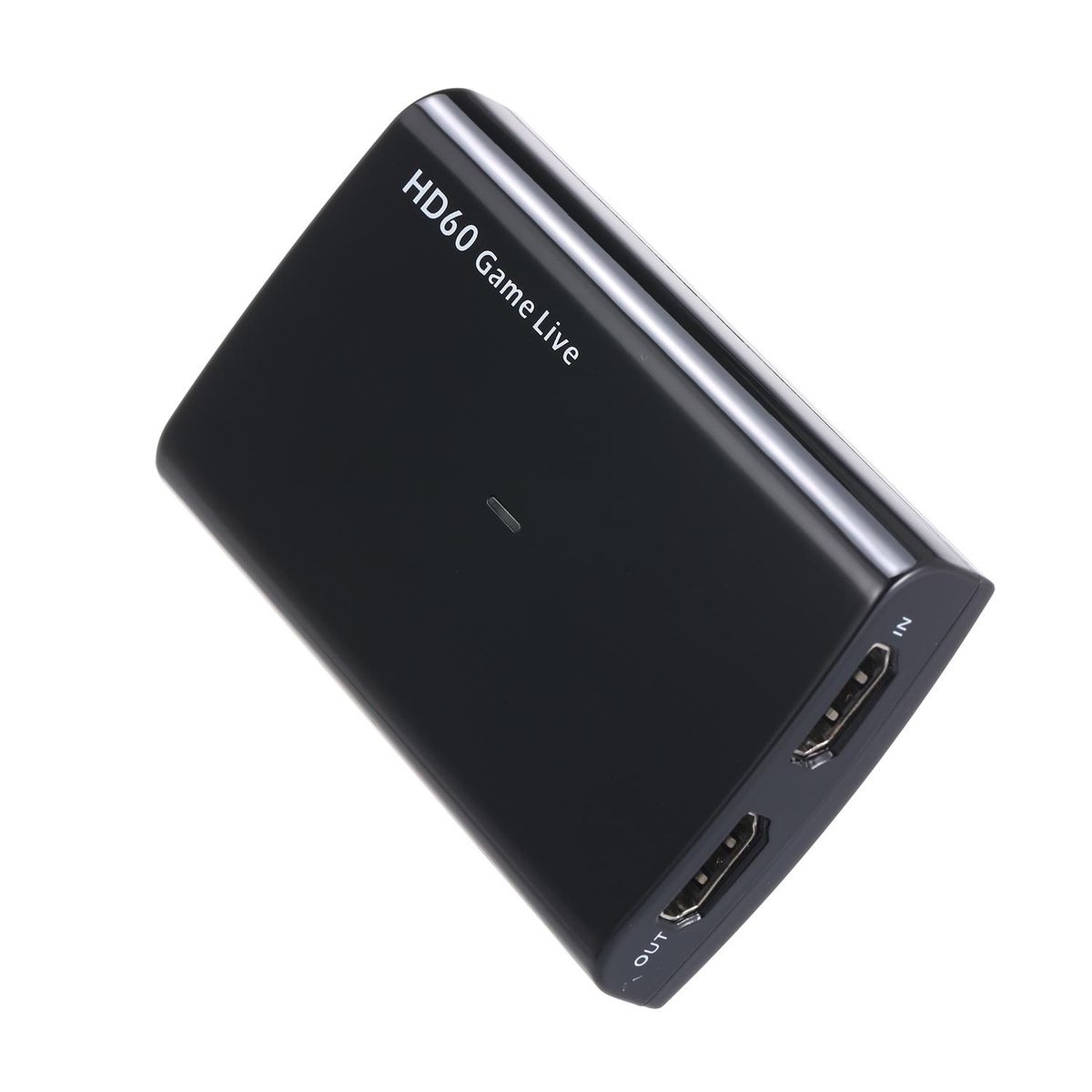 ezcap321B 4K Video Game Capture Box for Live Video Support 4K Video Input and Output MIC Input Black