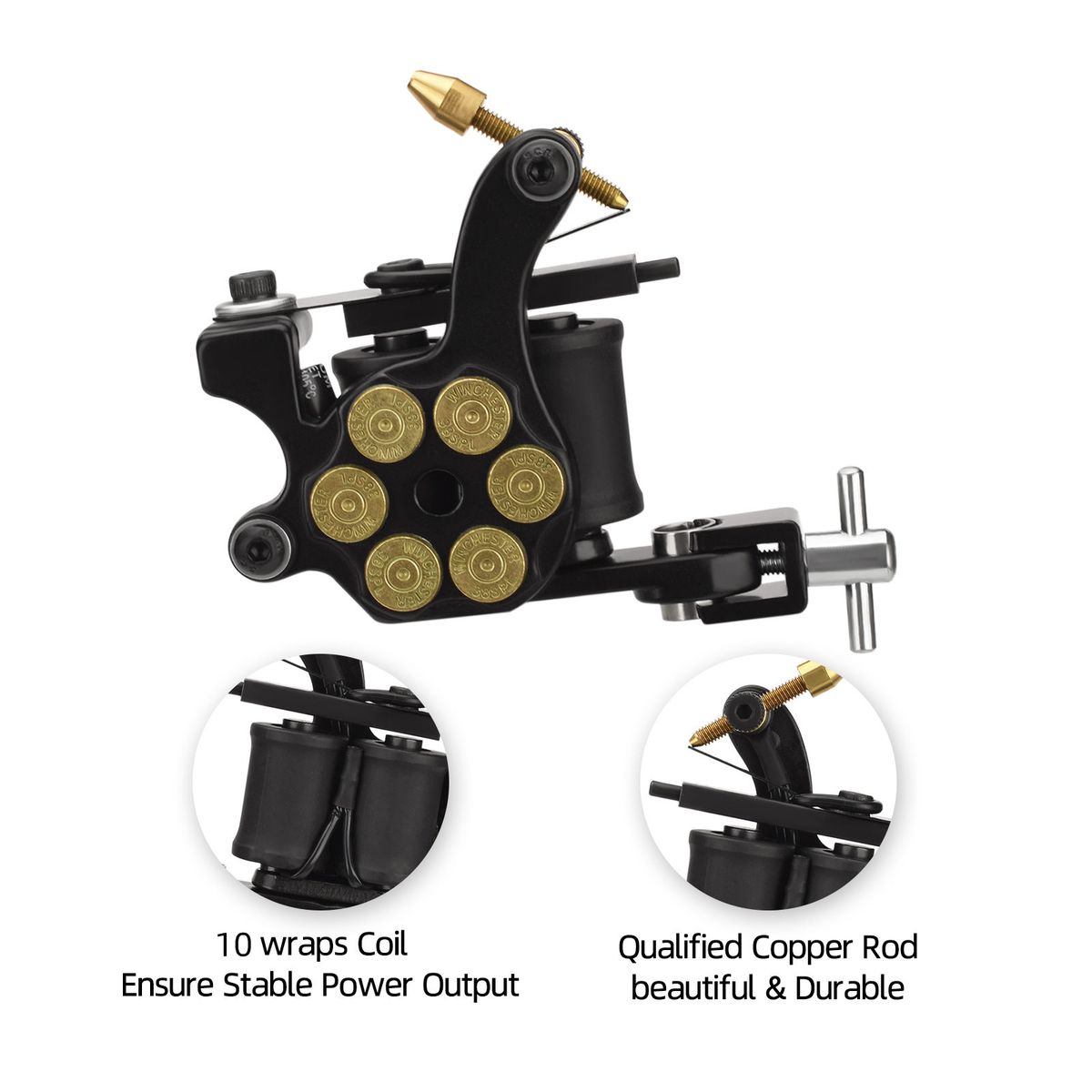 Tattoo Machine Kit 2 Rotary Tattoo Machine Power Supply With