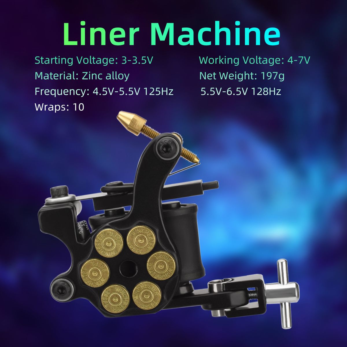 Tattoo Machine Kit 2 Rotary Tattoo Machine Power Supply With