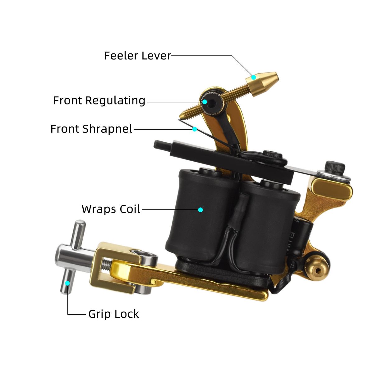 Tattoo Machine Kit 2 Rotary Tattoo Machine Power Supply With