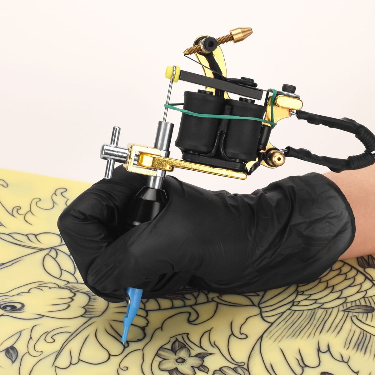 Tattoo Machine Kit 2 Rotary Tattoo Machine Power Supply With