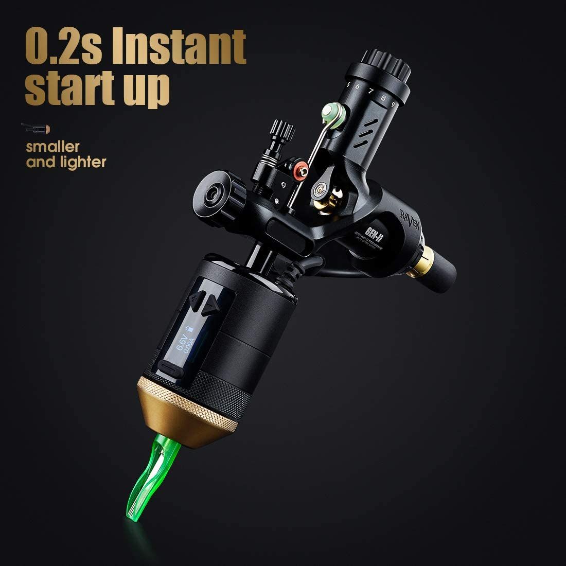 Tattoo Battery Grip Wireless Handle Controller Power Supply For Rotary Tattoo Machine