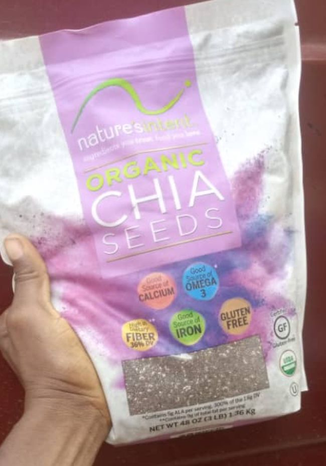 Gabby's Organic CHIA SEEDS, Certified Organic Seeds 49oz, 1.35kg