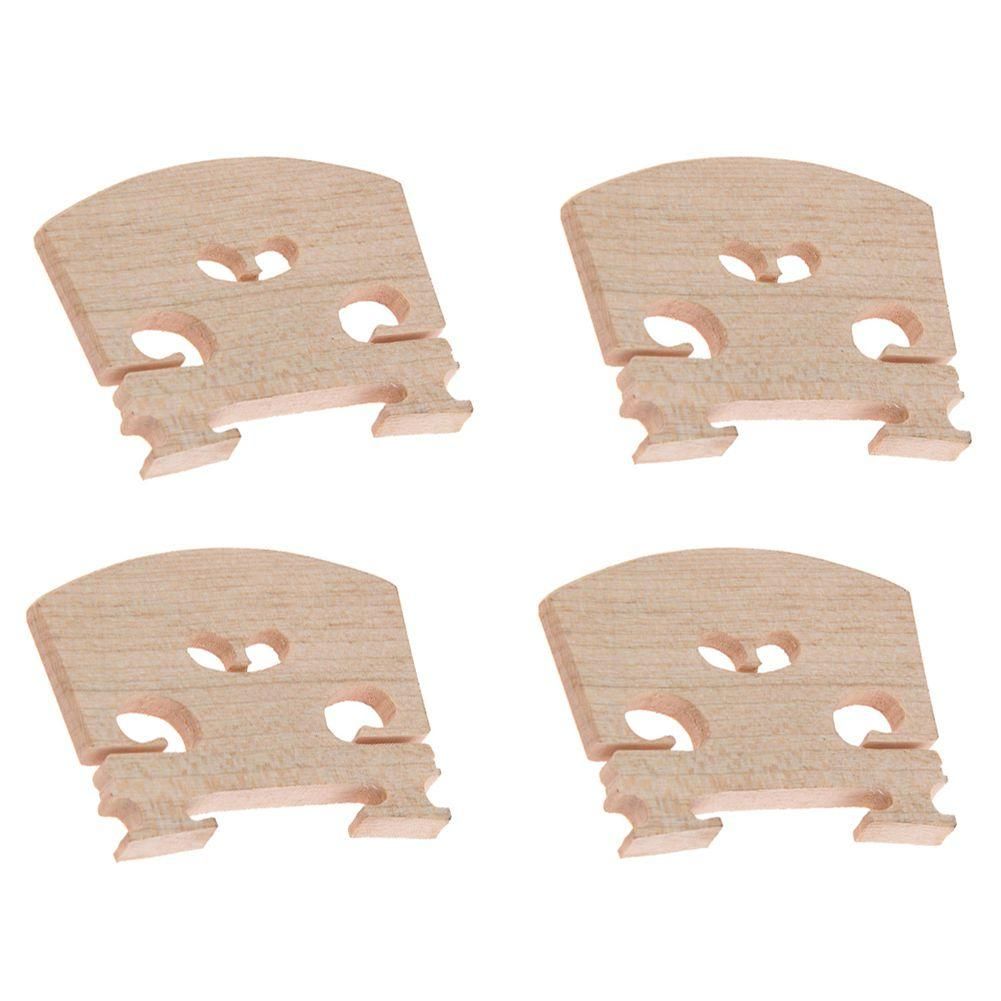 Violin parts Violin-Bridge-5pc-44 Maple Bridge Violin Parts 4 Piece