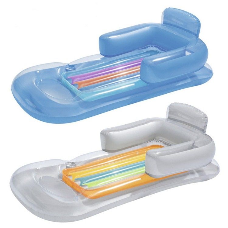 Inflatable Water Deck Chair Floating Bed 161 X 84cm