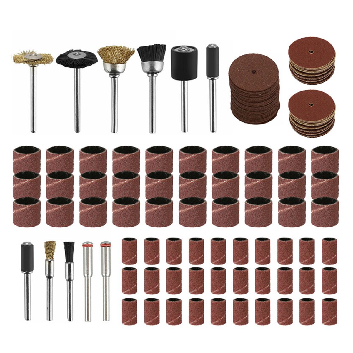 151Pcs Rotary Tool Accessories Kit Universal 1/8'' Shank