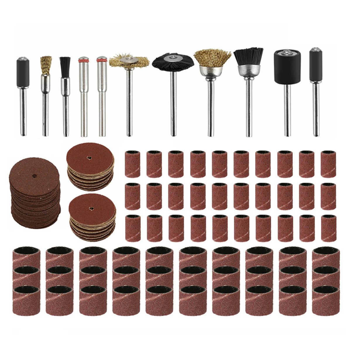 151Pcs Rotary Tool Accessories Kit Universal 1/8'' Shank
