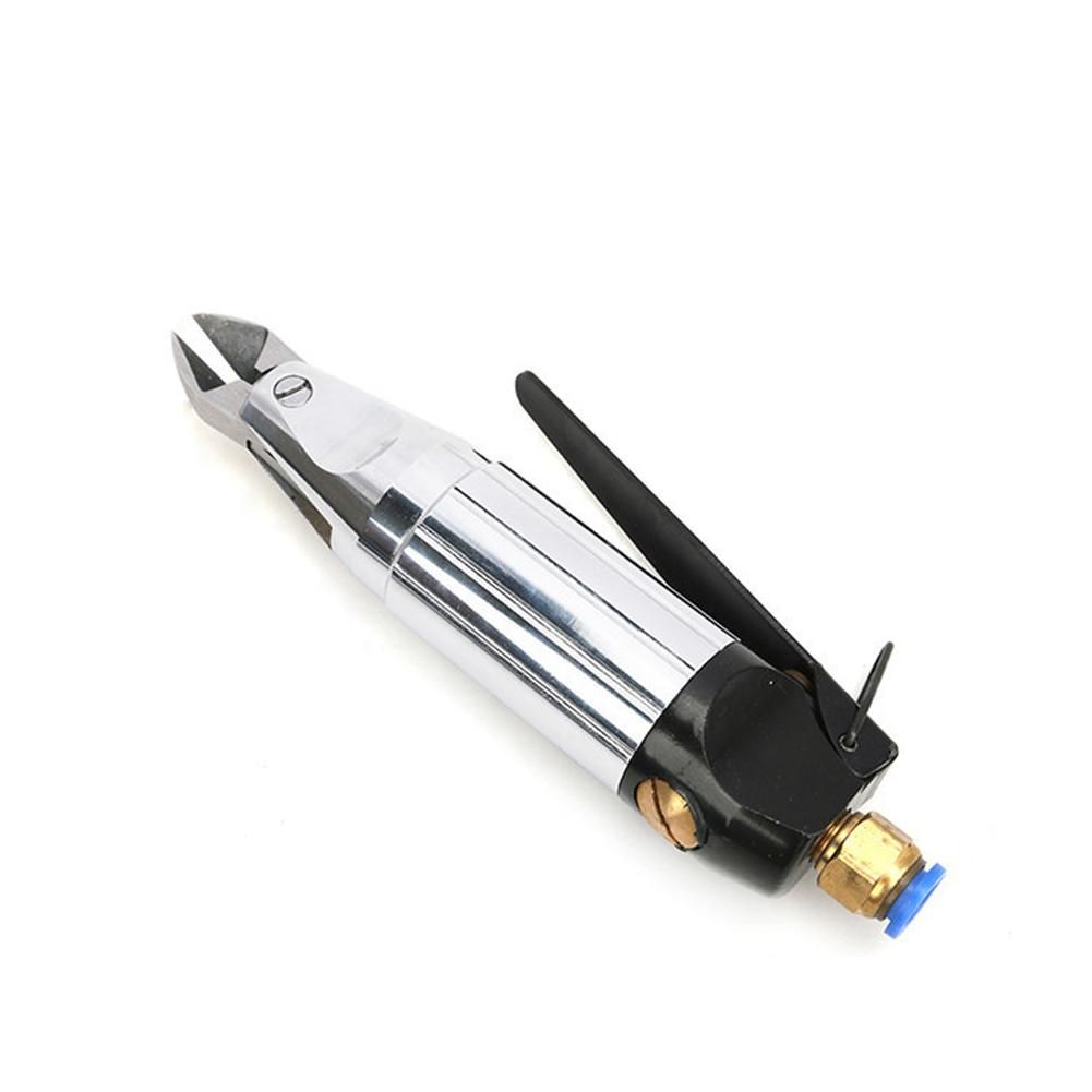 Mini Portable Air Pneumatic Cutting Pliers Pneumatic Diagonal Cutting Tool Plastics Copper Wire Soft Iron Wire Cutting Tool Portable Hook Design 0.1~1.5mm Cutting Wire Diameter