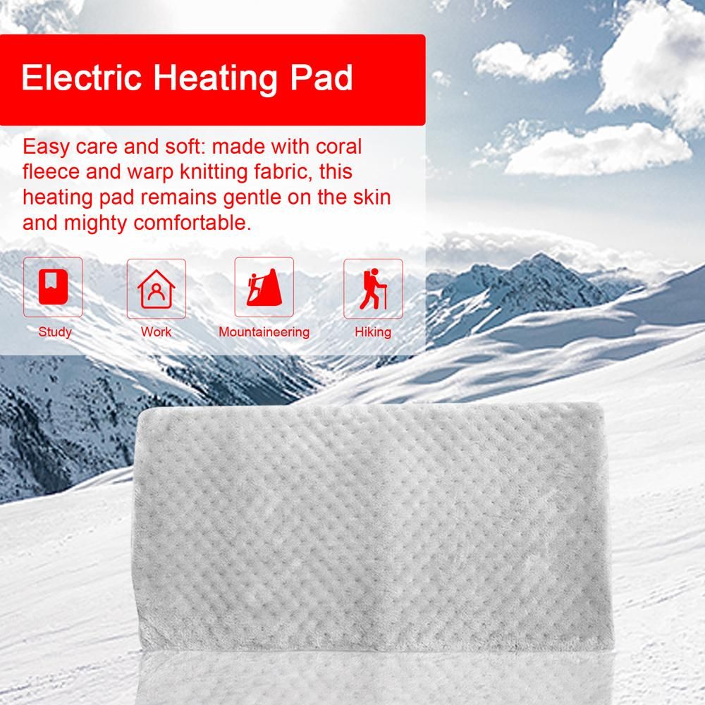 Winter Electric Heating Pad Moist Back Neck Shoulder Soothing Heating Pad Neck Back Shoulder Warmer Heat Therapy Shawl Heated Blanket