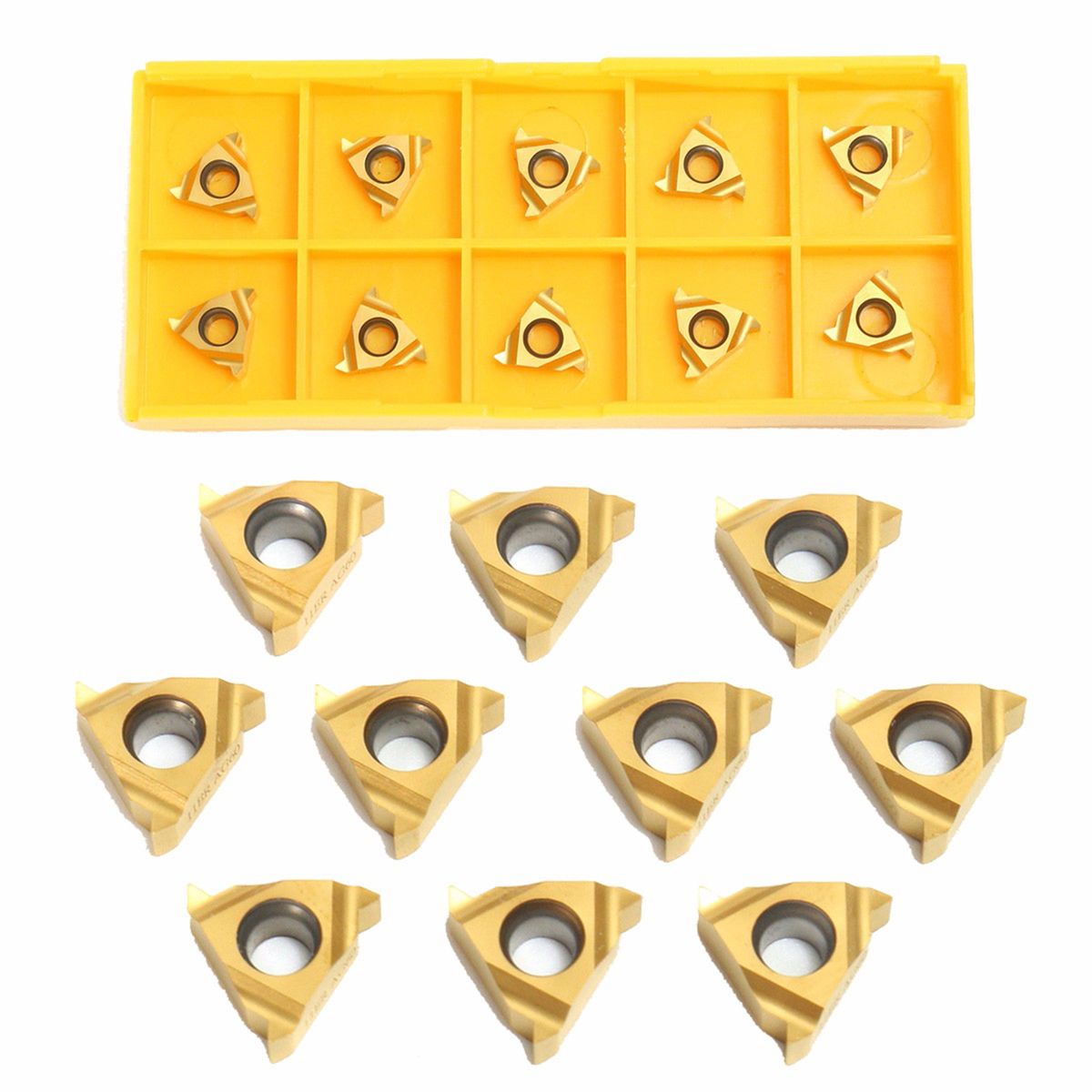 10 PCS 11ER A60 11ER 14 A60 Carbide Inserts CNC Lathe
