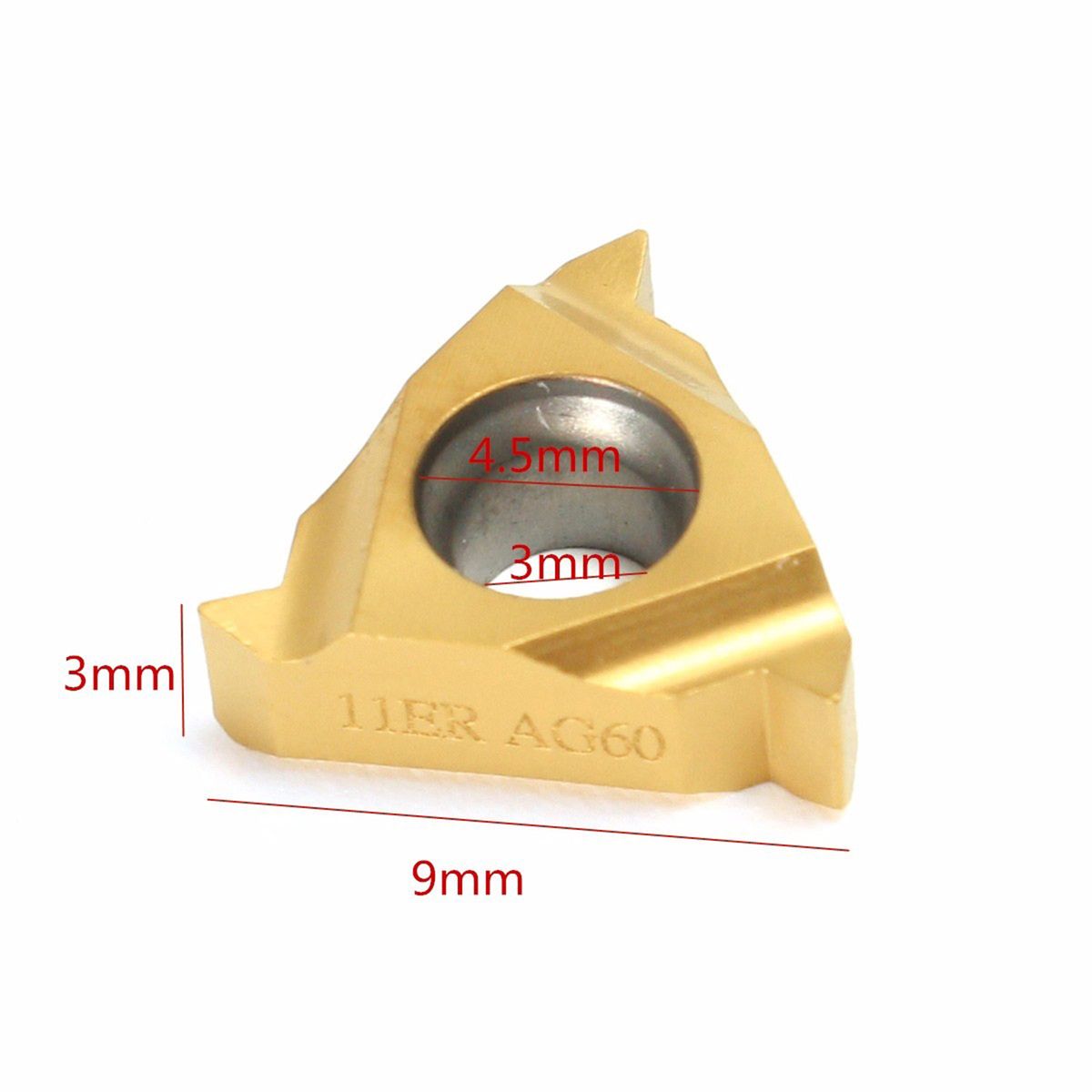 10 PCS 11ER A60 11ER 14 A60 Carbide Inserts CNC Lathe