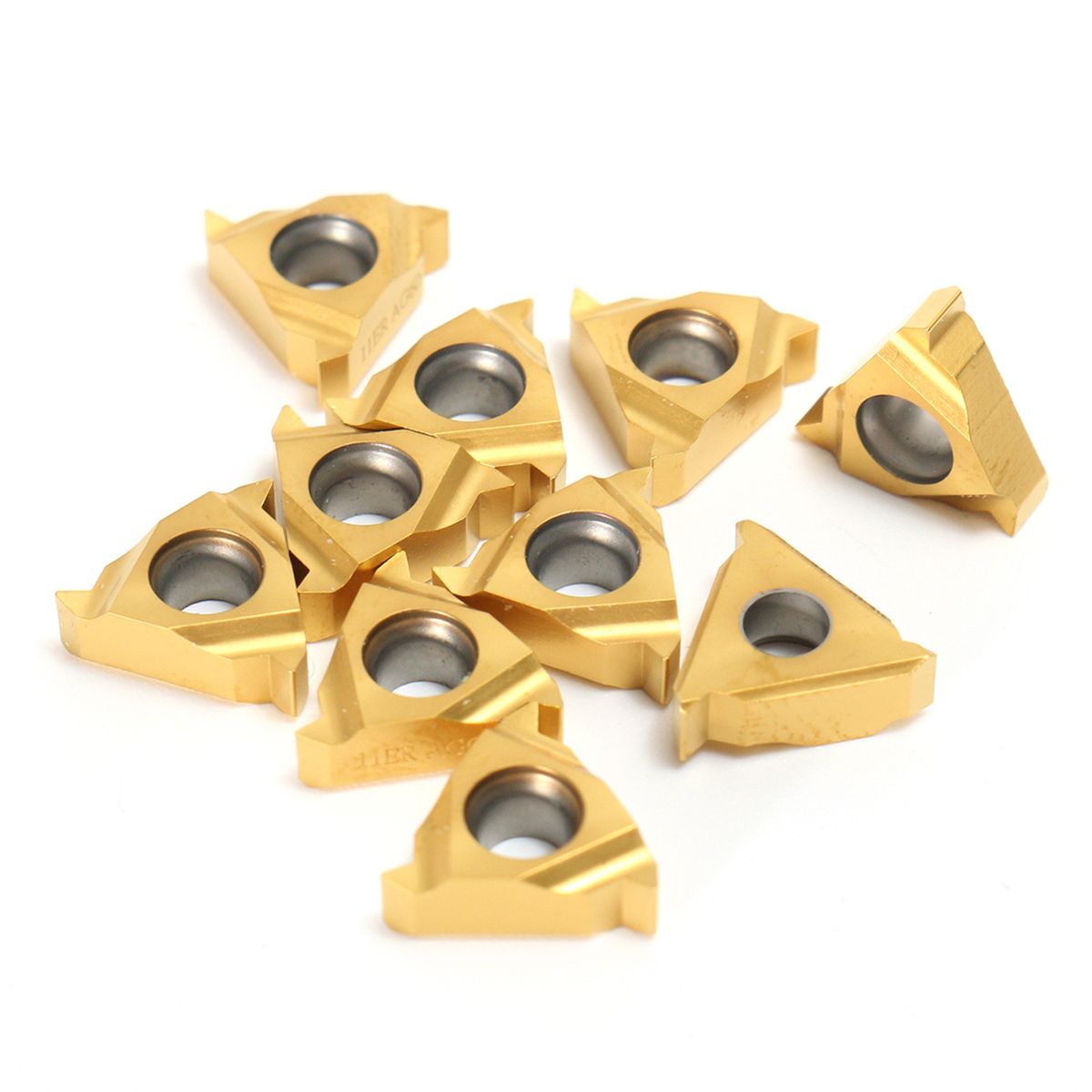 10 PCS 11ER A60 11ER 14 A60 Carbide Inserts CNC Lathe